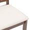 vidaXL - Eetkamerstoelen - met - kussens - 2 - st - massief - hout - rubber - bruin