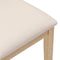 vidaXL - Eetkamerstoelen - met - kussens - 2 - st - massief - hout - rubber