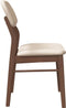 vidaXL - Eetkamerstoelen - met - kussens - 2 - st - massief - hout - rubber - bruin