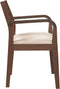 vidaXL - Eetkamerstoelen - met - kussens - 2 - st - massief - hout - rubber - bruin