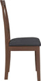 vidaXL - Eetkamerstoelen - met - kussens - 2 - st - massief - hout - rubber - bruin