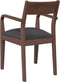 vidaXL - Eetkamerstoelen - met - kussens - 2 - st - massief - hout - rubber - bruin