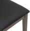 vidaXL - Eetkamerstoelen - met - kussens - 2 - st - massief - hout - rubber - bruin