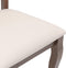vidaXL - Eetkamerstoelen - met - kussens - 2 - st - massief - hout - rubber - bruin