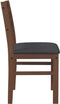 vidaXL - Eetkamerstoelen - met - kussens - 2 - st - massief - hout - rubber - bruin