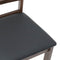 vidaXL - Eetkamerstoelen - met - kussens - 2 - st - massief - hout - rubber - bruin