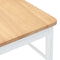 vidaXL - Eetkamerstoelen - met - kussens - 2 - st - massief - hout - rubber - wit