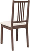 vidaXL - Eetkamerstoelen - met - kussens - 2 - st - massief - hout - rubber - bruin