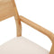 vidaXL - Eetkamerstoelen - met - kussens - 2 - st - massief - hout - naturel - rubber