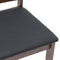 vidaXL - Eetkamerstoelen - met - kussens - 2 - st - massief - hout - rubber - bruin