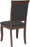 vidaXL - Eetkamerstoelen - met - kussens - 2 - st - massief - hout - rubber - bruin