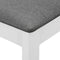 vidaXL - Eetkamerstoelen - met - kussens - 4 - st - massief - hout - wit