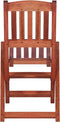 vidaXL - Eetkamerstoelen - voor - kinderen - 2 - st - massief - eucalyptushout