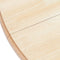 vidaXL - Eettafel - 106 - cm - massief - rubberwood - wit - en - bruin