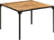 vidaXL - Eettafel - 110x110x76 - cm - massief - mangohout