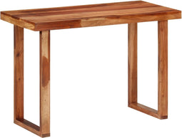 vidaXL - Eettafel - 110x50x76 - cm - massief - acaciahout
