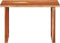 vidaXL - Eettafel - 110x50x76 - cm - massief - acaciahout