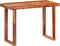 vidaXL - Eettafel - 110x50x76 - cm - massief - acaciahout