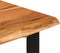 vidaXL - Eettafel - 110x50x76 - cm - massief - acaciahout