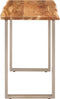 vidaXL - Eettafel - 110x50x76 - cm - massief - acaciahout