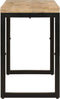 vidaXL - Eettafel - 110x50x76 - cm - massief - mangohout