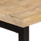 vidaXL - Eettafel - 110x50x76 - cm - massief - mangohout