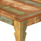 vidaXL - Eettafel - 110x52x76 - cm - gerecycled - massief - hout