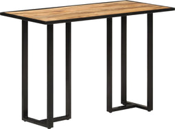 vidaXL - Eettafel - 110x55x75,5 - cm - massief - mangohout