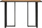 vidaXL - Eettafel - 110x55x75,5 - cm - massief - mangohout