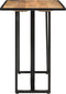 vidaXL - Eettafel - 110x55x75,5 - cm - massief - mangohout