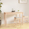 vidaXL - Eettafel - 110x55x75 - cm - massief - grenenhout