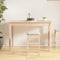 vidaXL - Eettafel - 110x55x75 - cm - massief - grenenhout