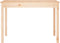 vidaXL - Eettafel - 110x55x75 - cm - massief - grenenhout