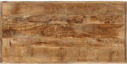 vidaXL - Eettafel - 110x55x75 - cm - massief - mangohout