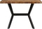vidaXL - Eettafel - 110x55x75 - cm - massief - mangohout
