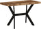 vidaXL - Eettafel - 110x55x75 - cm - massief - mangohout