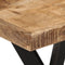 vidaXL - Eettafel - 110x55x75 - cm - massief - mangohout