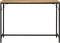 vidaXL - Eettafel - 110x55x75 - cm - massief - ruw - mangohout - en - ijzer