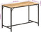 vidaXL - Eettafel - 110x55x75 - cm - massief - ruw - mangohout - en - ijzer