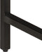 vidaXL - Eettafel - 110x55x75 - cm - massief - ruw - mangohout - en - ijzer