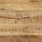 vidaXL - Eettafel - 110x55x75 - cm - massief - ruw - mangohout - en - ijzer