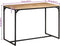 vidaXL - Eettafel - 110x55x75 - cm - massief - ruw - mangohout
