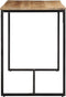 vidaXL - Eettafel - 110x55x75 - cm - massief - ruw - mangohout