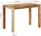 vidaXL - Eettafel - 110x55x76 - cm - gerecycled - massief - mangohout