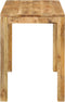 vidaXL - Eettafel - 110x55x76 - cm - massief - mangohout