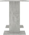 vidaXL - Eettafel - 110x60x75 - cm - bewerkt - hout - betongrijs