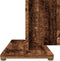 vidaXL - Eettafel - 110x60x75 - cm - bewerkt - hout - oud - houtkleurig