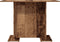vidaXL - Eettafel - 110x60x75 - cm - bewerkt - hout - oud - houtkleurig