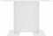 vidaXL - Eettafel - 110x60x75 - cm - bewerkt - hout - wit