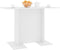 vidaXL - Eettafel - 110x60x75 - cm - bewerkt - hout - wit